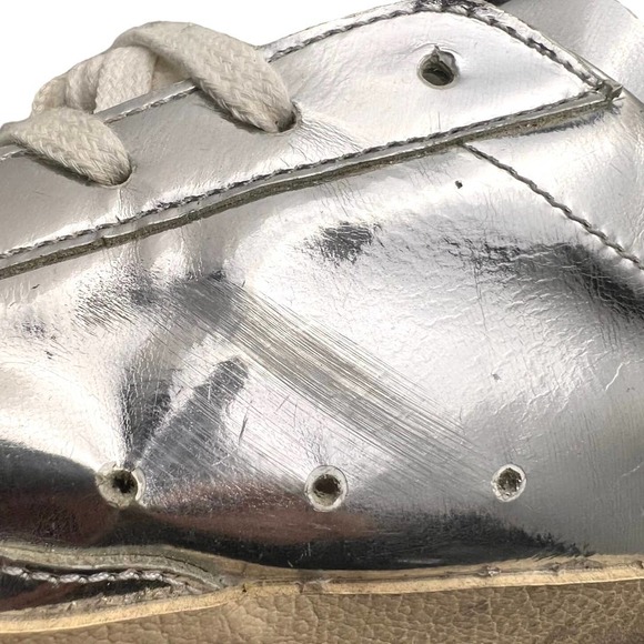 Golden Goose Authenticated  Superstars Exclusive Skater Silver Sneakers … - Picture 6 of 11
